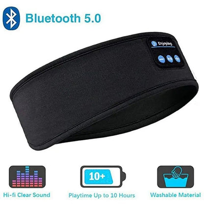 Bluetooth Sleep Headband – Wireless Headphones, Built - In Speakers, Comfortable Fabric, 10 - Hour Battery Life - Futures - GizmosFutures - GizmosBlackBluetooth Sleep Headband – Wireless Headphones, Built - In Speakers, Comfortable Fabric, 10 - Hour Battery Life