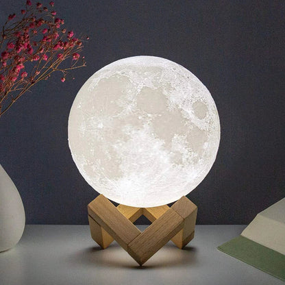 D5 Starry Moon Lamp 8cm - LED Night Light with Stand, Perfect for Bedroom Decor and Gifts - Futures - GizmosFutures - GizmosRgbD5 Starry Moon Lamp 8cm - LED Night Light with Stand, Perfect for Bedroom Decor and Gifts