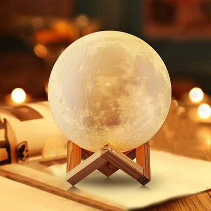 D5 Starry Moon Lamp 8cm - LED Night Light with Stand, Perfect for Bedroom Decor and Gifts - Futures - GizmosFutures - GizmosRgbD5 Starry Moon Lamp 8cm - LED Night Light with Stand, Perfect for Bedroom Decor and Gifts