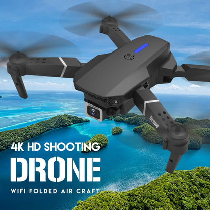 E88 Pro Foldable Quadcopter Drone - WIFI FPV, HD 4K Camera, Altitude Hold - Futures - GizmosFutures - Gizmos4K 1B (10)E88 Pro Foldable Quadcopter Drone - WIFI FPV, HD 4K Camera, Altitude Hold