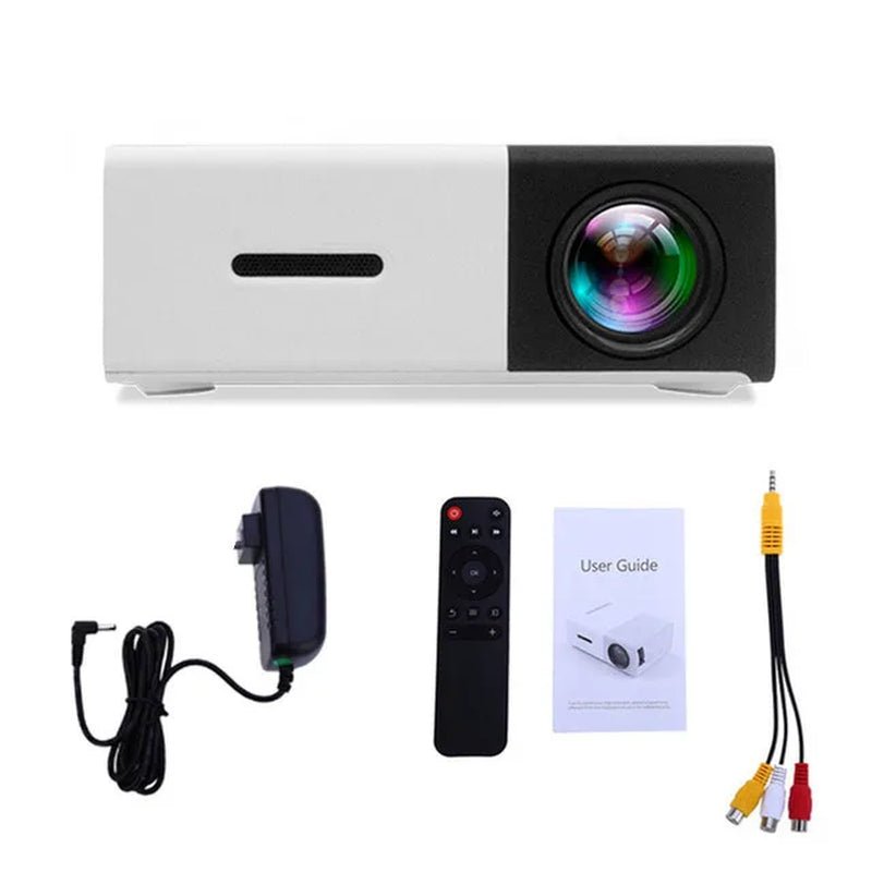 "Mini Projector – 1080P Full HD Support, Portable LED Projector, 4K Video Playback, Multiple Connectivity Options " - Futures - GizmosFutures - GizmosBlack Uk Plug"Mini Projector – 1080P Full HD Support, Portable LED Projector, 4K Video Playback, Multiple Connectivity Options "